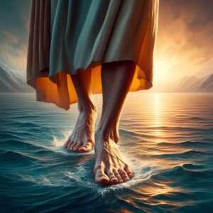 Jesus walking on the water